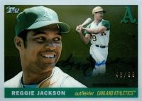 2022 Topps Clearly Authentic 1955 Reimagining Autographs #RJ Reggie Jackson Baseball Card