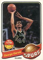 1979 Topps #1 George Gervin All-Star Basketball Card