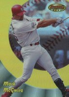 1998 Bowman's Best #1 Mark McGwire Refractor Baseball Card
