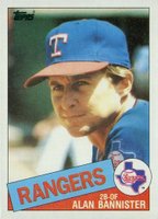 1985 Topps #76 Alan Bannister Baseball Card
