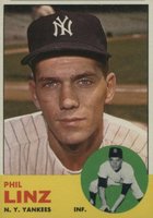 1963 Topps #264 Phil Linz Baseball Card
