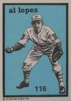 1984 O'Connell & Son Ink Mini Prints #116 Al Lopez Baseball Card