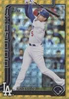 2025 Topps #239 Freddie Freeman Foilfractor 1/1 Baseball Card