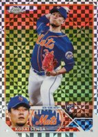 2023 Topps Chrome #217 Kodai Senga X-Fractor Baseball Card