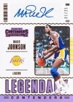 2020 Panini Contenders Legendary Contenders Autographs #MJO Magic Johnson Bronze Basketball Card