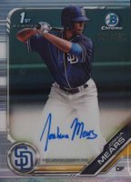 2019 Bowman Draft Chrome Draft Picks Autograph #CDAJM Joshua Mears Refractor Baseball Card