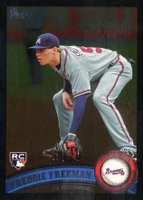 2011 Topps #145 Freddie Freeman Black Border Baseball Card