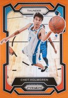 2023 Panini Prizm #115 Chet Holmgren Orange Basketball Card