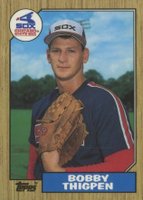 1987 Topps Tiffany #61 Bobby Thigpen Baseball Card