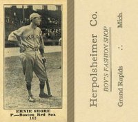 1916 Herpolsheimer Co. #162 Ernie Shore Baseball Card