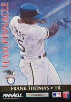 1992 Pinnacle Team Pinnacle #4 Frank Thomas/Will Clark Baseball Card