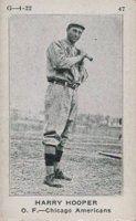 1922 Strip Card #47 Harry Hooper Hand Cut Baseball Card