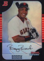 2005 Bowman Chrome #100 Barry Bonds Refractor Baseball Card