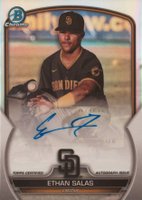 2023 Bowman Draft #BDC1 Ethan Salas Chrome-SP-Autograph Baseball Card