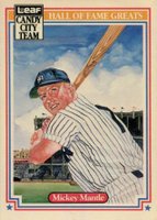1987 Leaf Candy City Team #H1 Mickey Mantle Baseball Card