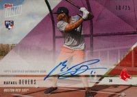 2018 Topps Now Road to Opening Day #OD26C Rafael Devers Autograph-Purple Baseball Card