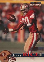 1996 Pro Line II Intense #98 Jerry Rice Football Card