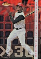 2002 Finest #30 Ken Griffey Jr. Refractor Baseball Card