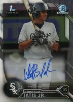 2016 Bowman Chrome Prospects Autographs #FT Fernando Tatis Jr. Baseball Card