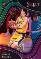 2021 Panini Select #248 Austin Reaves Green/White/Purple Prizm Basketball Card