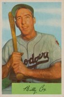 1954 Bowman #26b Billy Cox .972/.960 Field Avg. Baseball Card