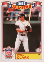 1989 Topps All-Star Glossy Set of 22 #13 Will Clark Baseball Card