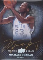 2013 Upper Deck All-Time Greats #77 Michael Jordan Autograph 1/1 Basketball Card