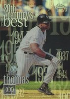 2000 Topps Chrome  #470 Frank Thomas Refractor Baseball Card