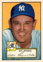 1952 Topps #67b Allie Reynolds Black Back Baseball Card
