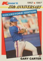 1987 K-Mart #25 Gary Carter Baseball Card