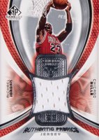2004 SP Game Used Authentic Fabrics  #AF-MJ Michael Jordan Basketball Card