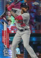 2020 Topps Chrome #49 Randy Arozarena Prism Refractor Baseball Card