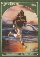 2023 Topps X Bob Ross the Joy of Baseball #31 Fernando Tatis Jr. Sap Green Baseball Card