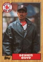 1987 Topps Tiffany #285 Dennis Boyd Baseball Card