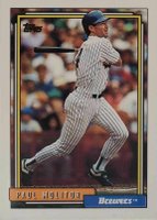 1992 Topps #600 Paul Molitor Baseball Card