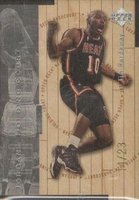 1998 Upper Deck Hardcourt Jordan Holding Court #J14 Michael Jordan/Tim Hardaway Silver Basketball Card