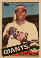 1985 Topps Tiffany #165 Dusty Baker Baseball Card