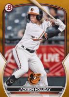 2023 Bowman Draft #BD118 Jackson Holliday Gold Baseball Card