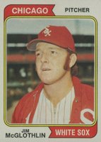 1974 Topps #557 Jim McGlothlin Baseball Card