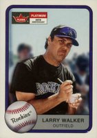 2001 Fleer Platinum #190 Larry Walker Baseball Card