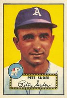 1952 Topps #256 Pete Suder Baseball Card