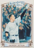 2010 Topps Allen & Ginter Highlight Sketches #3 Derek Jeter Baseball Card
