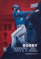 2022 Panini National Rookies #RC18 Bobby Witt Jr. Red Baseball Card