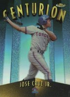 1998 Finest Centurion #C6 Jose Cruz Jr. Refractor Baseball Card