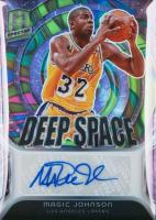 2023 Panini Spectra Deep Space Signatures #DSSMGJ Magic Johnson Marble Basketball Card