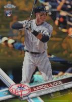 2017 Topps Chrome Update #HMT50 Aaron Judge Gold Refractor Baseball Card