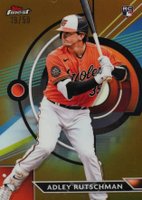 2023 Topps Finest #22 Adley Rutschman Gold Baseball Card