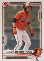 2021 Bowman Draft #BD175 Gunnar Henderson Baseball Card