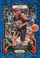 2023 Panini Prizm #184 Allen Iverson Blue Sparkle Basketball Card