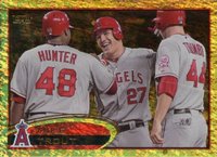 2012 Topps #446 Mike Trout Gold Sparkle Baseball Card